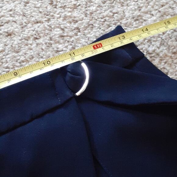 LOUIS VUITTON 36 navy skirt - Picture 7 of 7